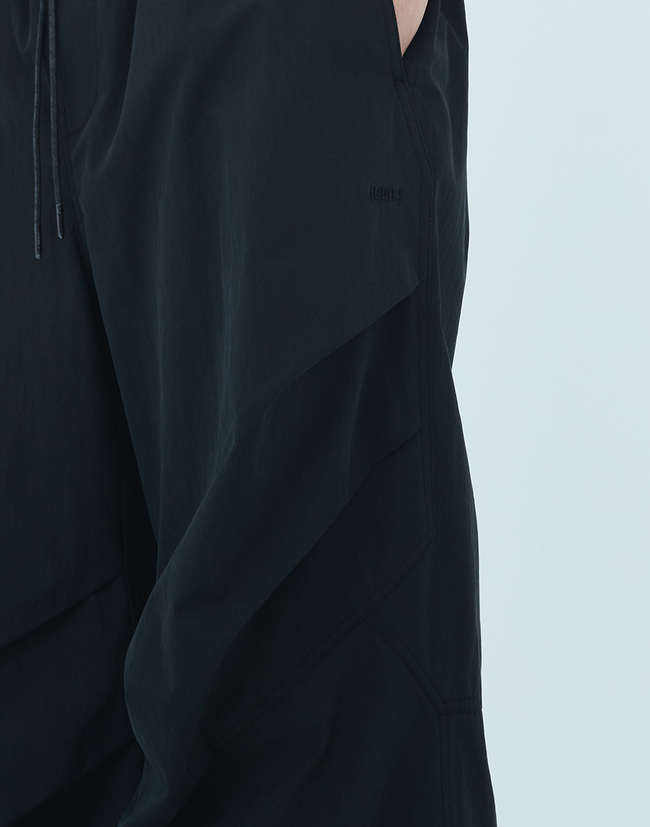 Juun.J Oversized Tucked Pants - Black