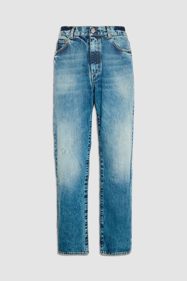 Family First Denim Pants - Blue