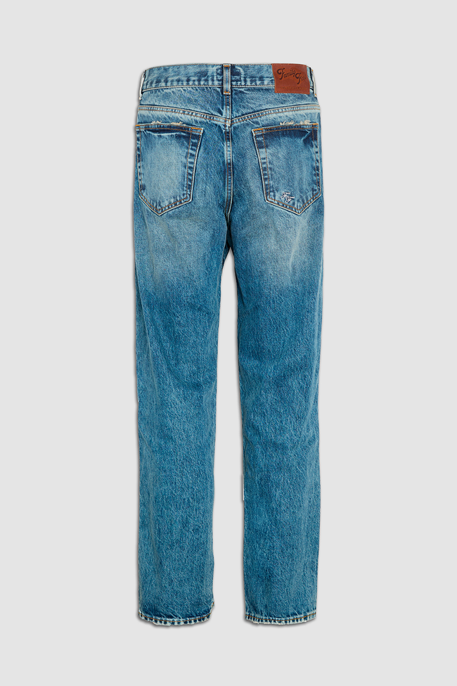 Family First Denim Pants - Blue