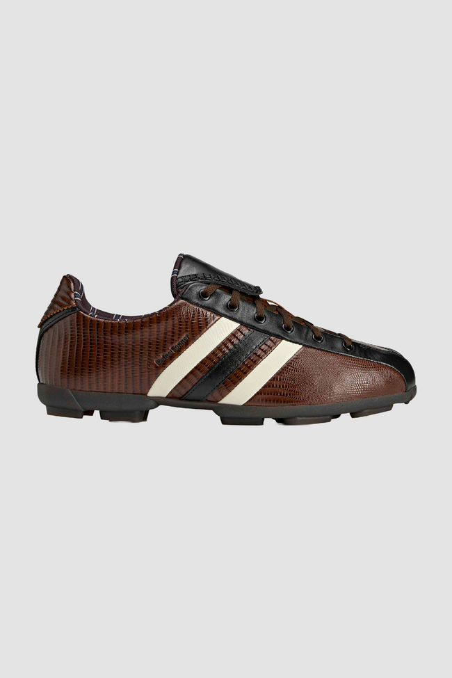 Y-3 x Wales Bonner The Field Lizzard Sneakers - Cream White/Dark Brown/Core Black