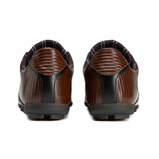 Y-3 x Wales Bonner The Field Lizzard Sneakers - Cream White/Dark Brown/Core Black