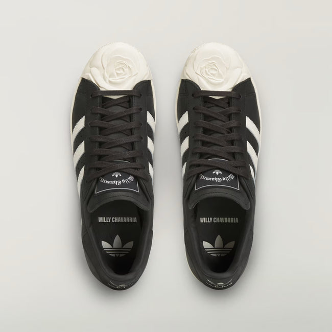 Adidas Originals x Willy Chavarria Chavarria Superstar Sneakers - Black/White