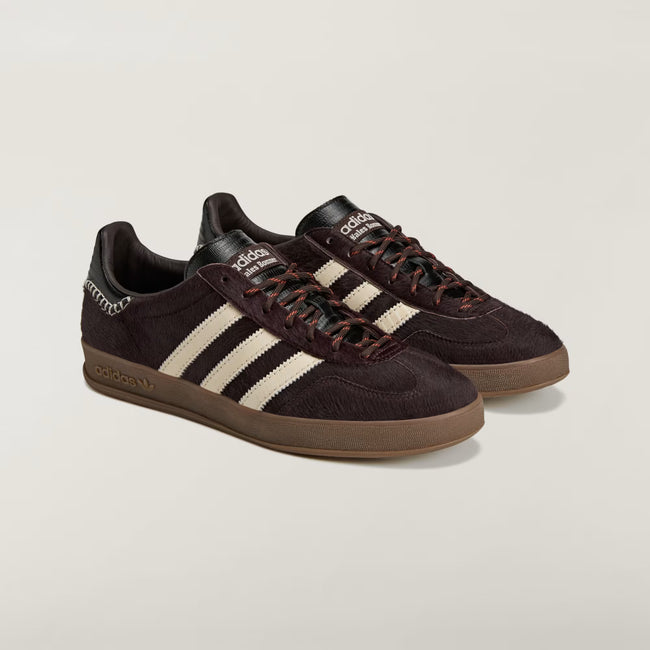Adidas x Wales Bonner Gazelle Pony Sneakers - Aurora Coffee/Wonder White/Core Black