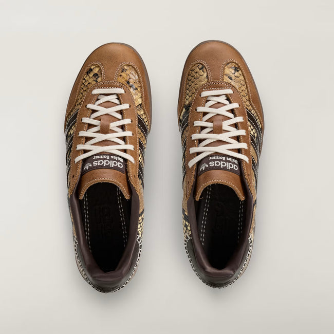 Adidas x Wales Bonner Gazelle Snake Sneakers - Dark Brown/Wonder White