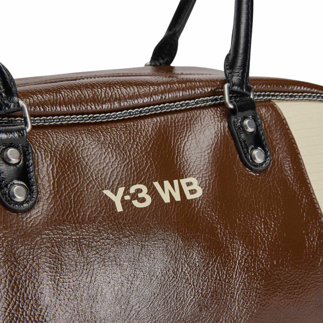 Y-3 x Wales Bonner Leather Bag - Auburn/Cream White