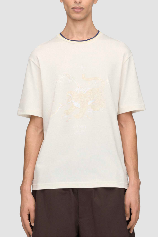 Y-3 x Wales Bonner Graphic Tee - Chalk White