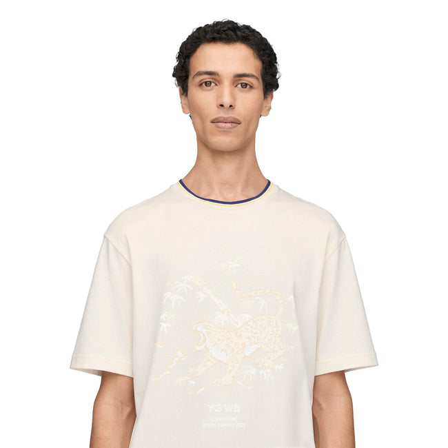 Y-3 x Wales Bonner Graphic Tee - Chalk White