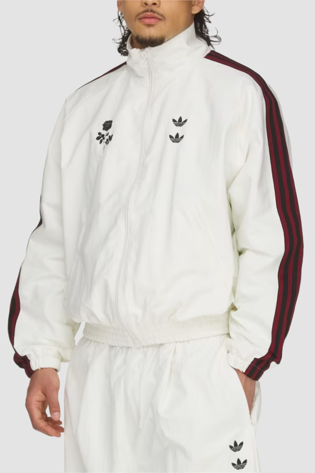 the x adidas WILLY CHAVARRIA ブルゾン Adidas Originals x Willy Chavarria WC Woven Track Jacket - Off