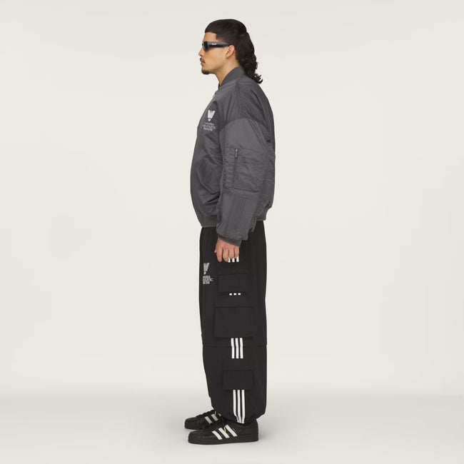 Adidas Originals x Willy Chavarria WC Satin Bomber Jacket - Grey