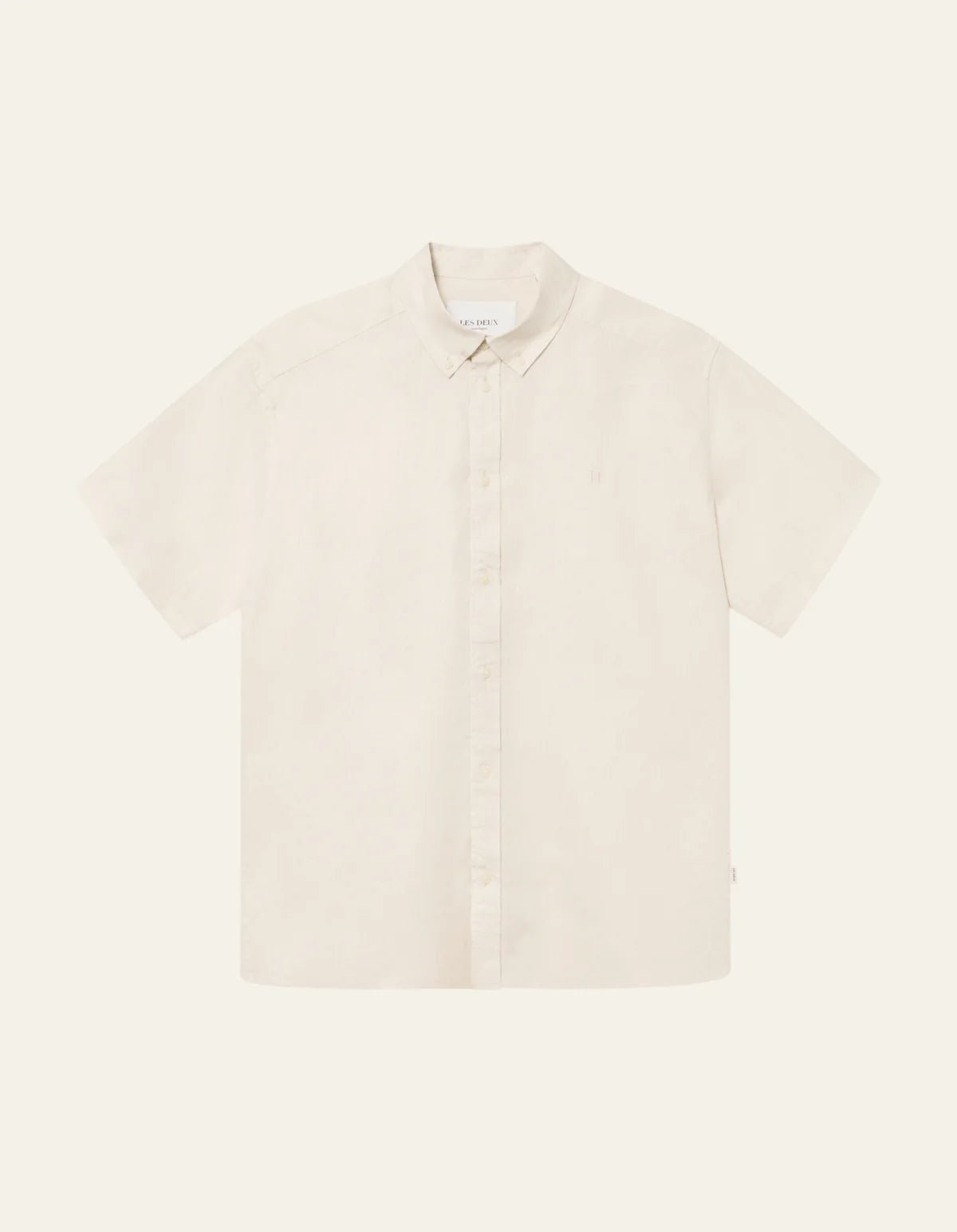 Les Deux Kris Linen SS Shirt - Ivory