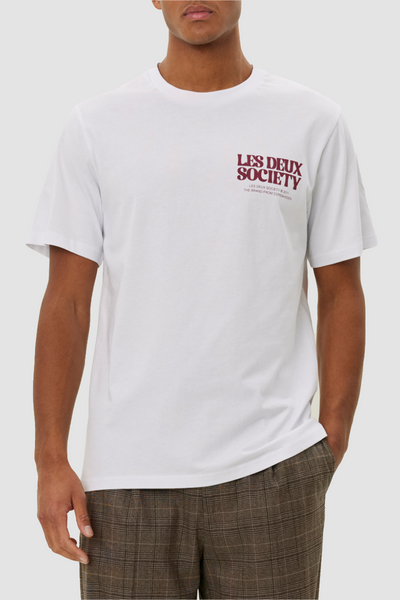 Les Deux LDM101160 COASTAL T-shirt T-shirt z nadrukiem