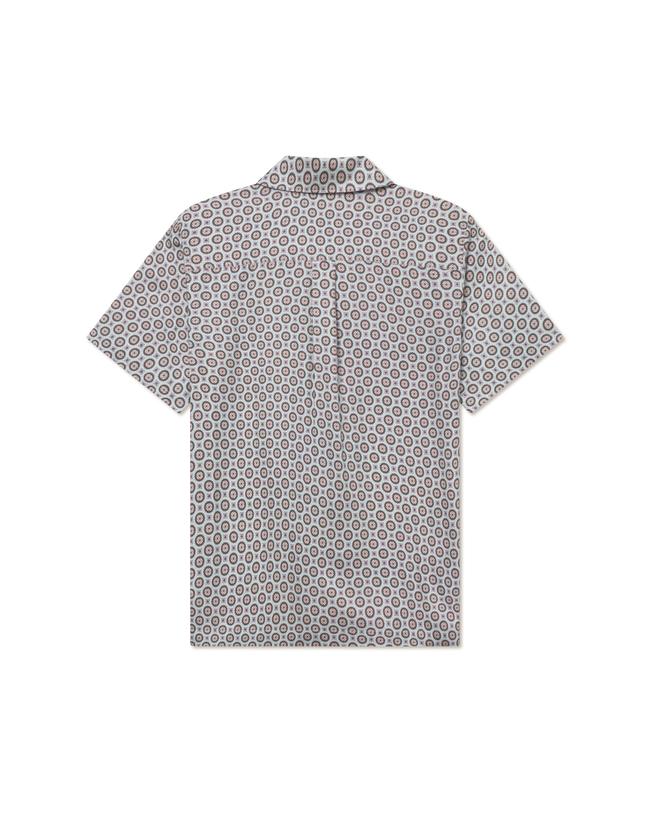 Les Deux Foulard AOP SS Shirt - Green