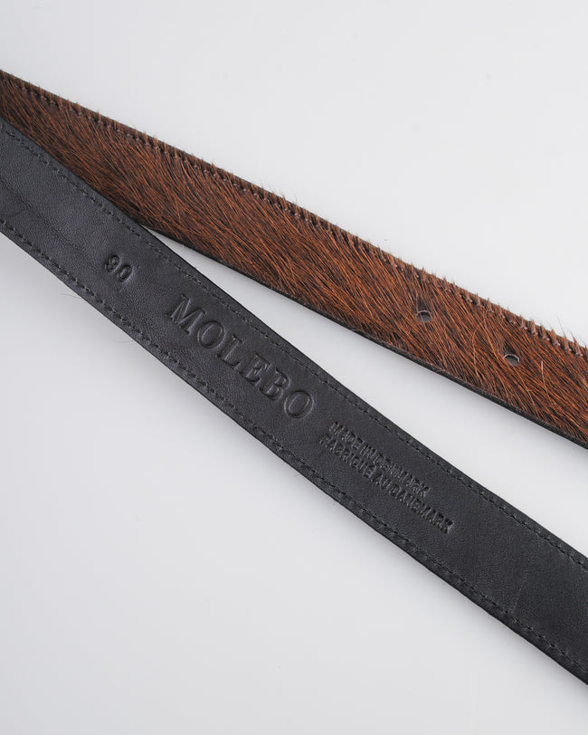Molebo M2456/25 Belt - Pony Brown