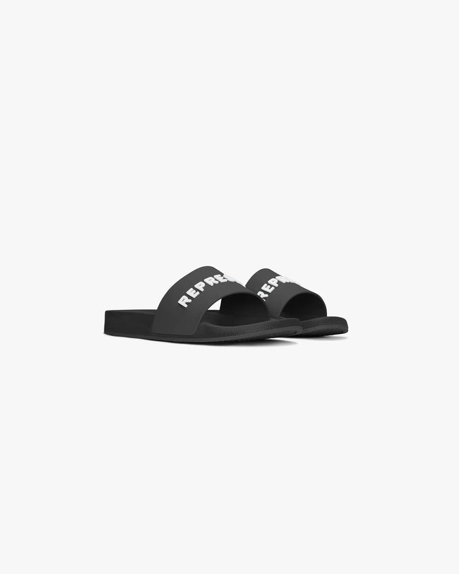 Represent Pool Slide Sandal - Black