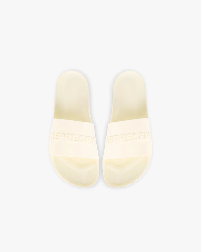 Represent Pool Slide Sandal - White