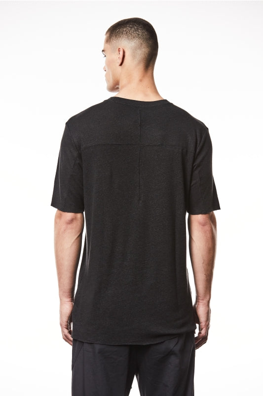 thom/krom M TS 831 Round Neck Regular Fit Tee - Black