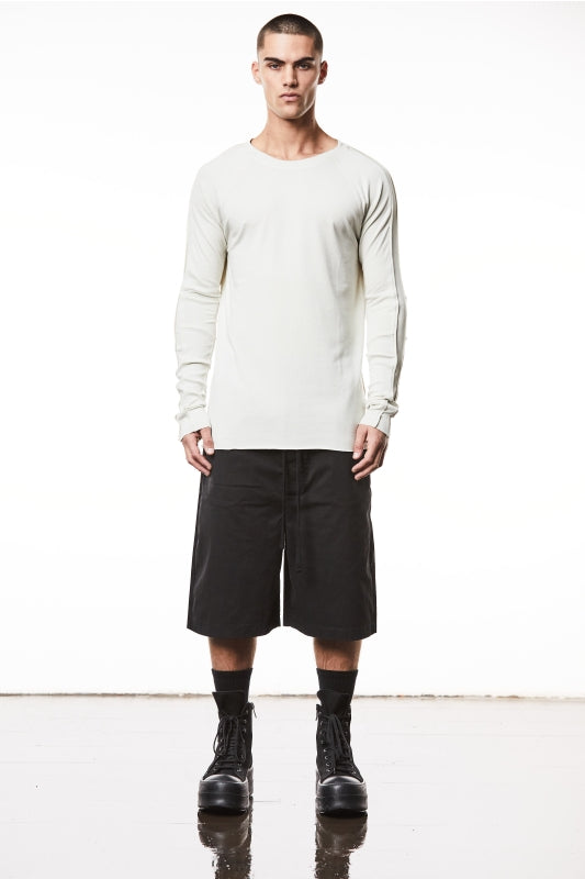 thom/krom M TS 844 Matmix Long Sleeve Tee - Grey