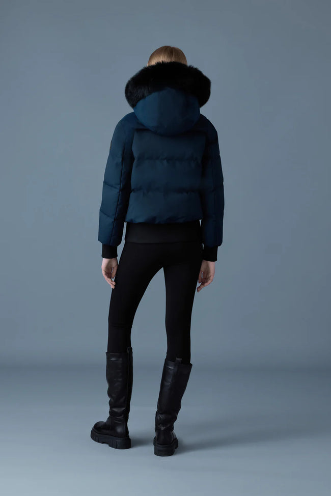 Mackage Womens Down Bomber Nefi-BXZ - Navy