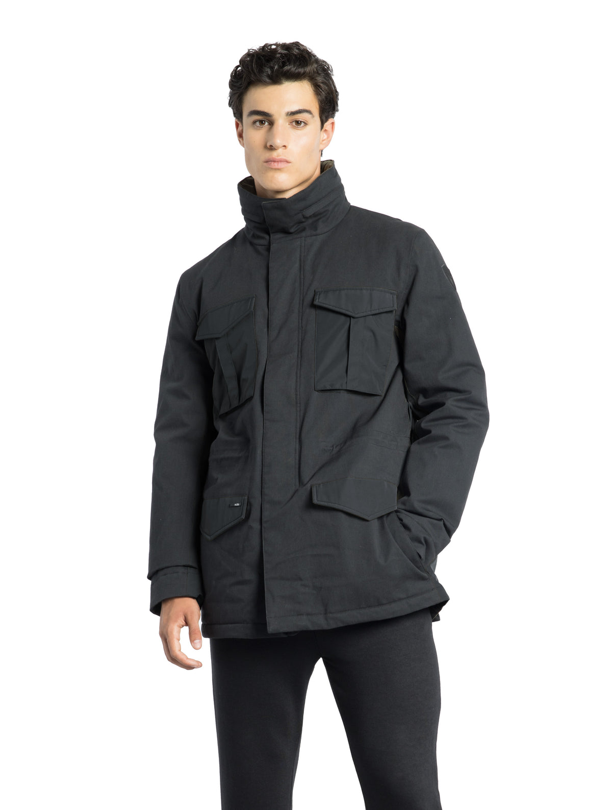 Nobis Mens Eco Jacket Pelican - Black