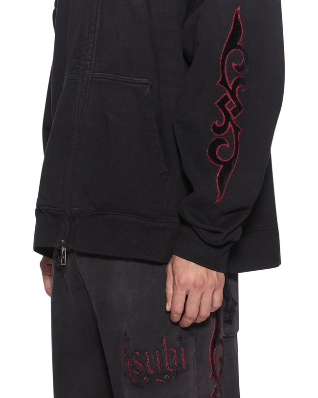 Ksubi Paise Ekcess Hoodie - Black Fade