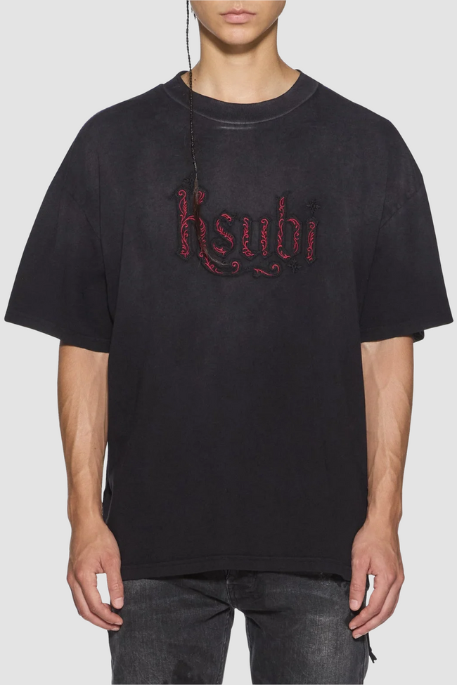 Ksubi Paise Ekcess SS Tee - Charcoal