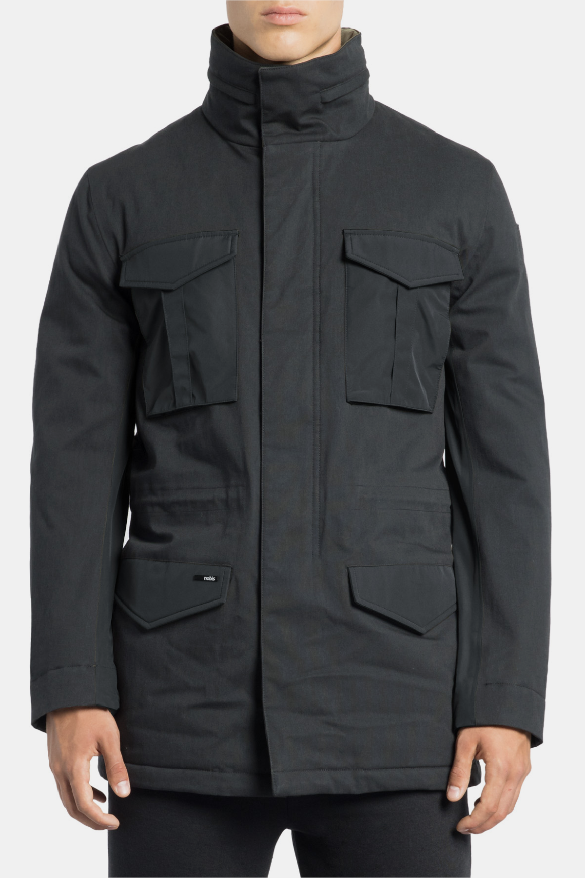 Nobis Mens Eco Jacket Pelican - Black