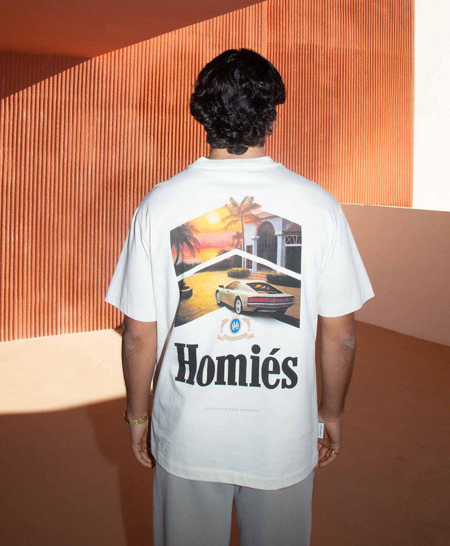 Homies Marbella Racing Special Edition Tee - Beige