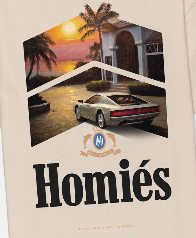 Homies Marbella Racing Special Edition Tee - Beige