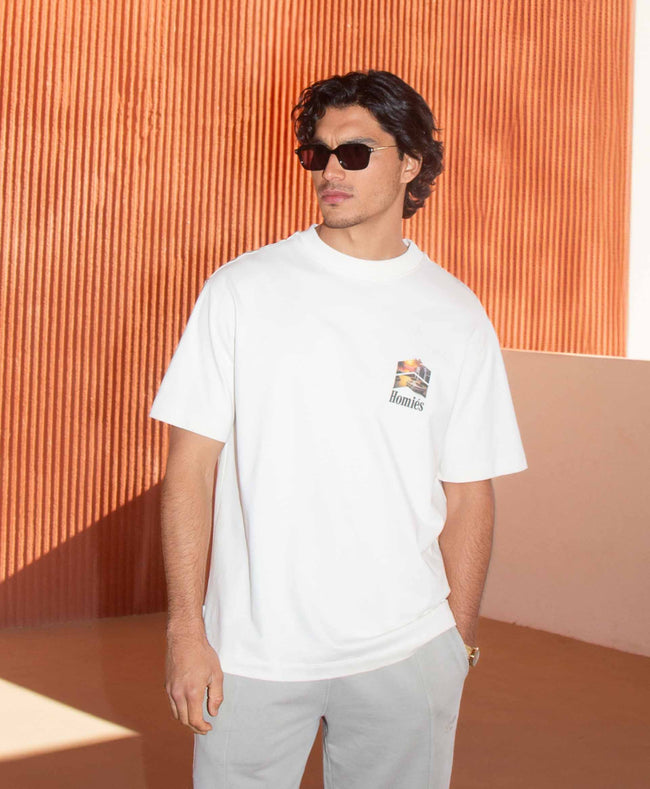 Homies Marbella Racing Special Edition Tee - Beige