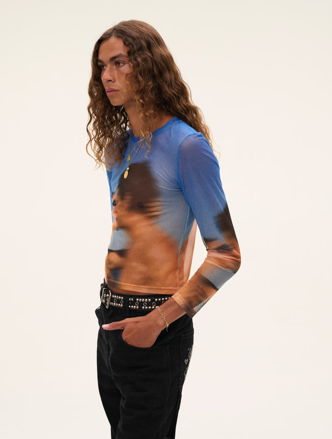 Carne Bollente Riviera Romance LS Tee - Multi