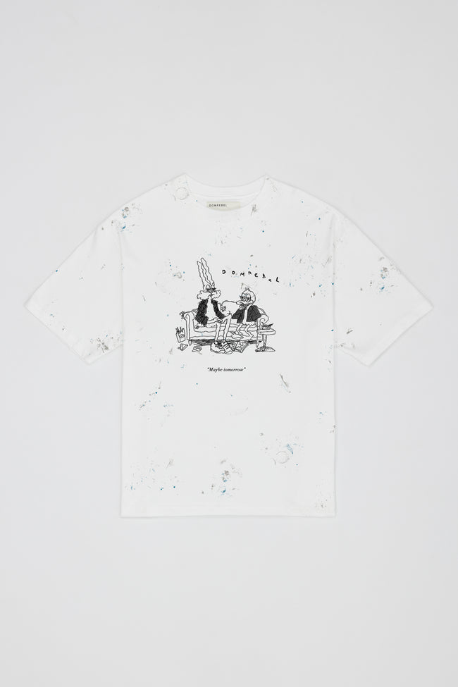 DOMREBEL Scuff Tomorrow Tee - Ivory