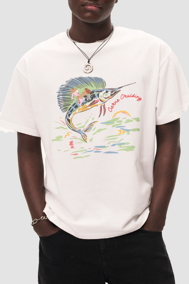 Carne Bollente Sword, Paper, Scissors Tee - White