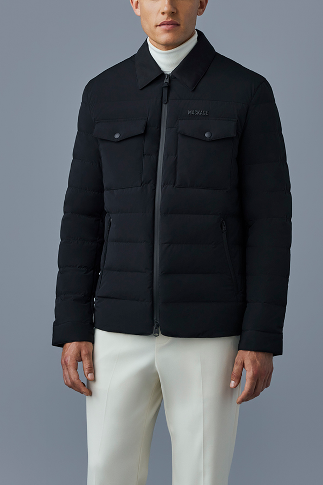 Mackage Mens Down Jacket Osmond-City - Black