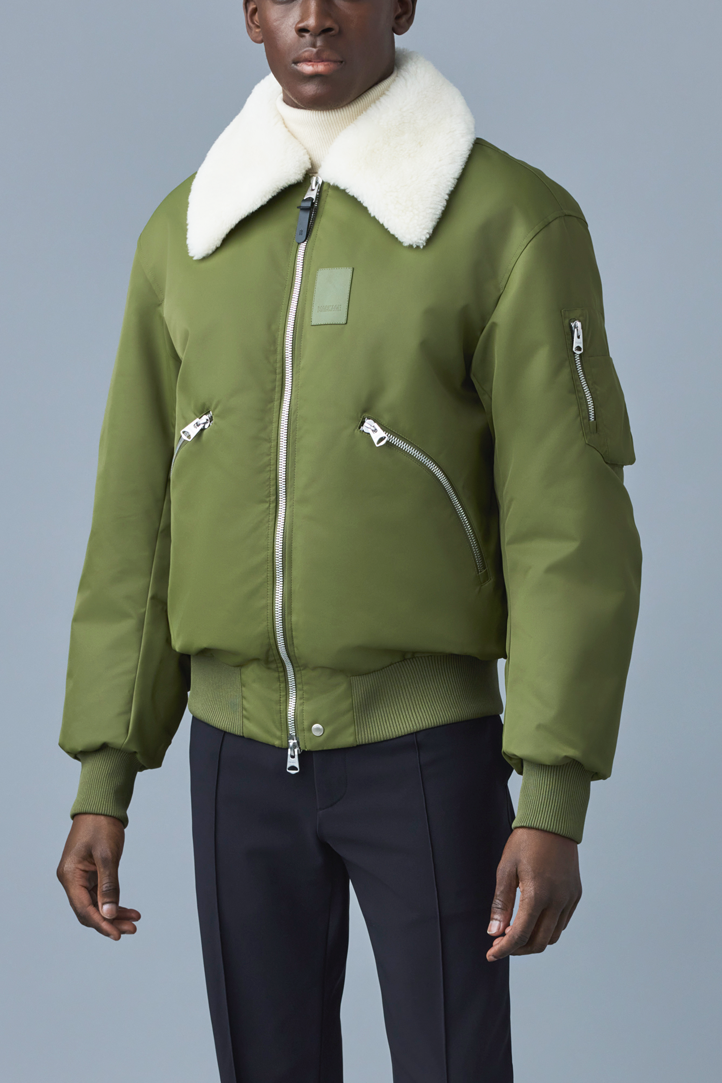 Mackage オリーブグリーン ダウンジャケット MACKAGE グリーン Gabriel ダウン ジャケット (Mackage/ダウン