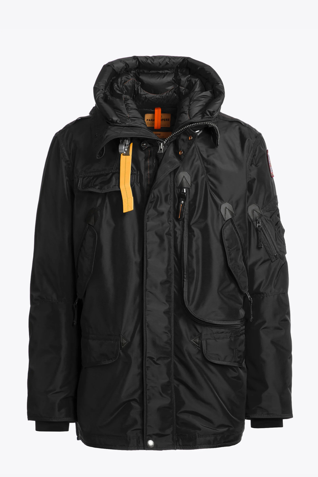 Parajumpers Mens Down Jacket Right Hand - Black