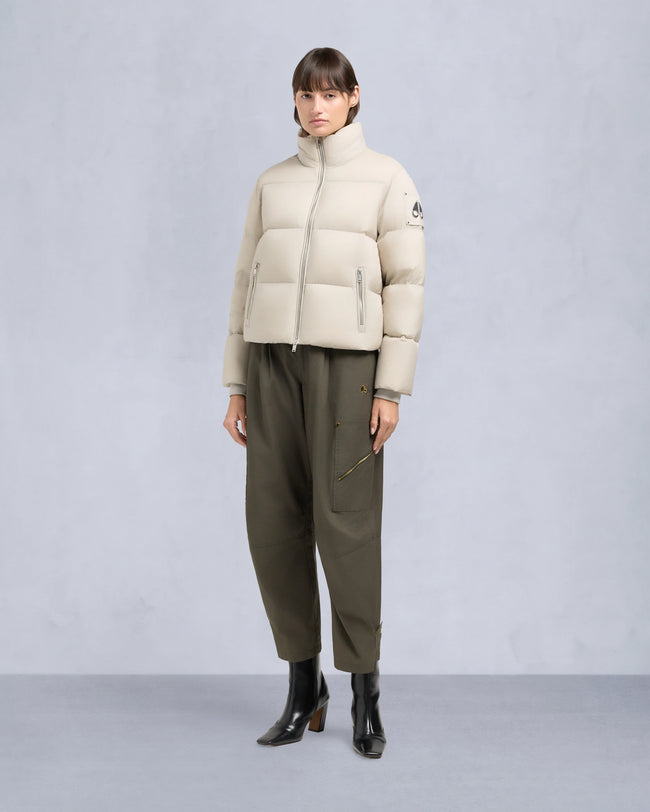 Moose Knuckles Womens Down Misti Peak Puffer - Alabaster