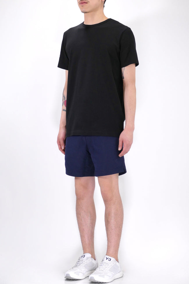 Sunspel Crew Neck T-Shirt - Black - Due West