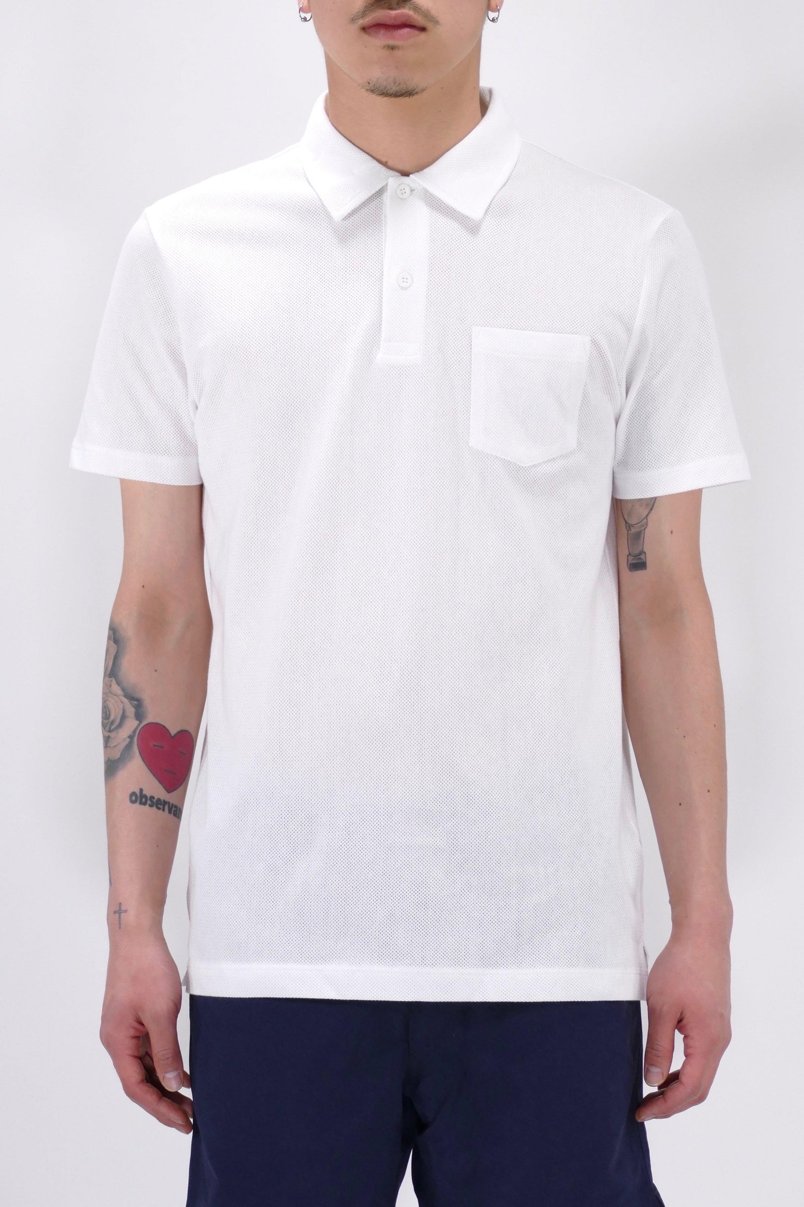 Sunspel Riviera Polo - White - Due West
