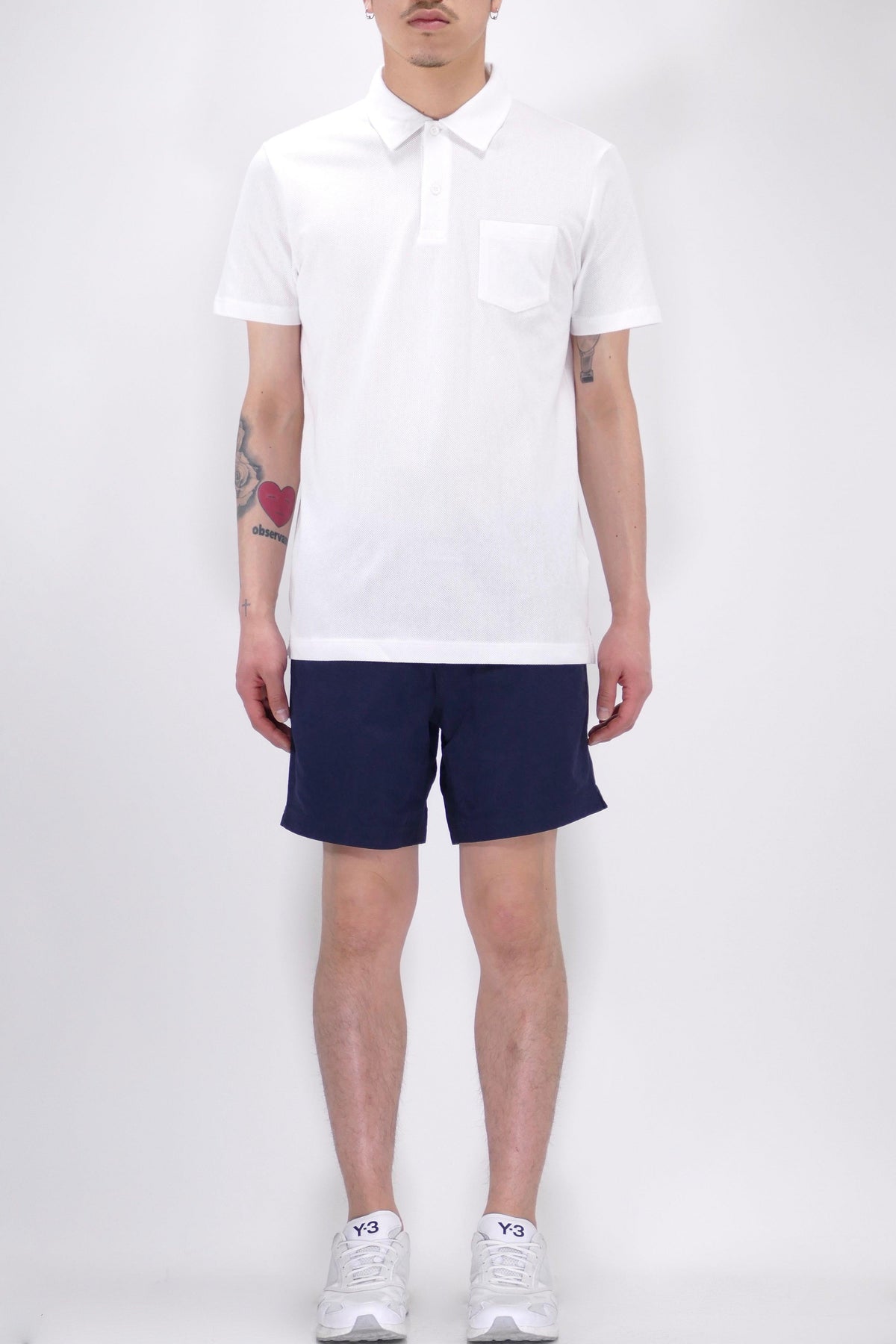 Sunspel Riviera Polo - White - Due West
