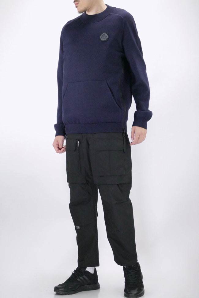 Canada Goose Mens Knit Hybridge Pullover Reversible Navy - Due West