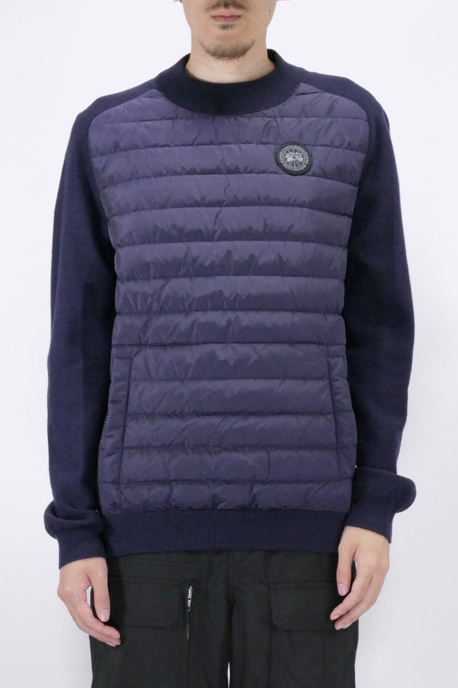 Canada Goose Mens Knit Hybridge Pullover Reversible Navy - Due West