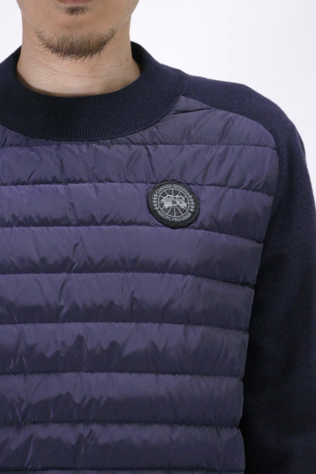 Canada Goose Mens Knit Hybridge Pullover Reversible Navy - Due West