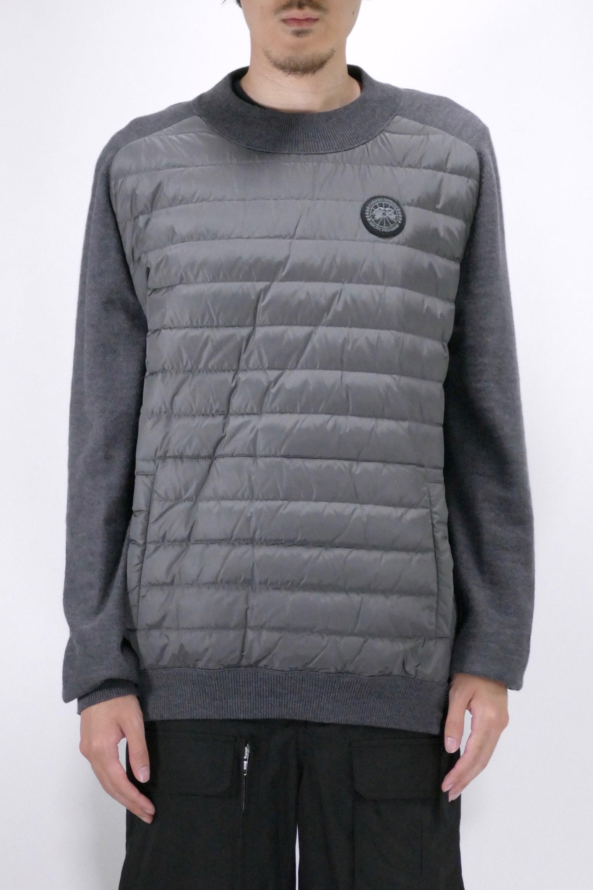 Canada Goose Mens Knit Hybridge Pullover Reversible Iron Grey - Due West