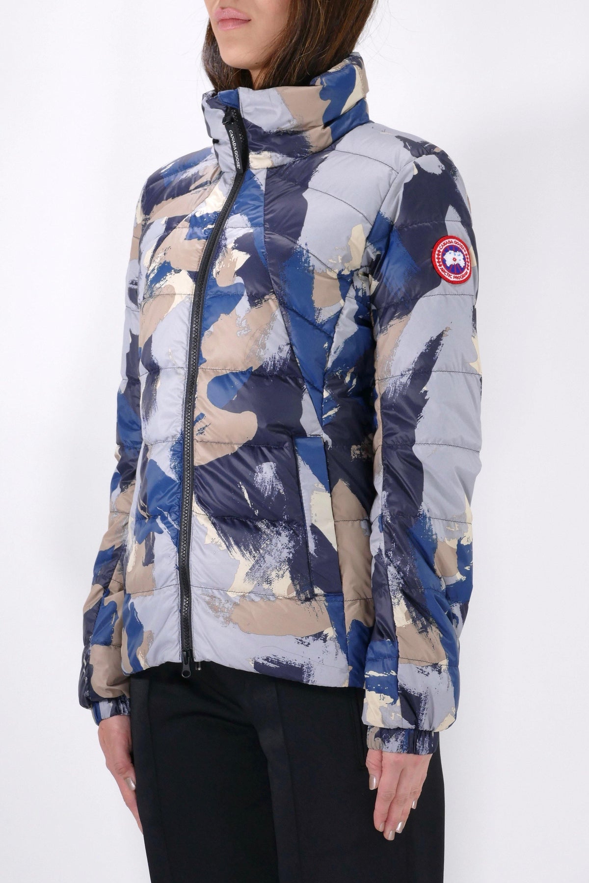 Canada Goose Womens Jacket Abbot Print - Free Form Camo - Due West