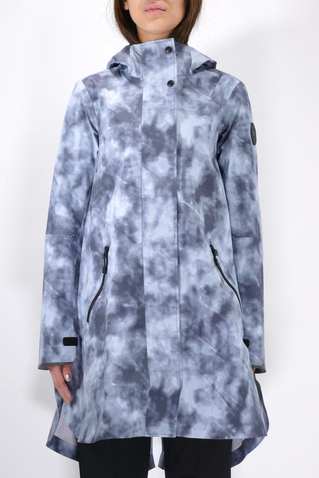 Canada Goose Womens Rain Jacket Black Label Kitsilano - Haze Print - Due West