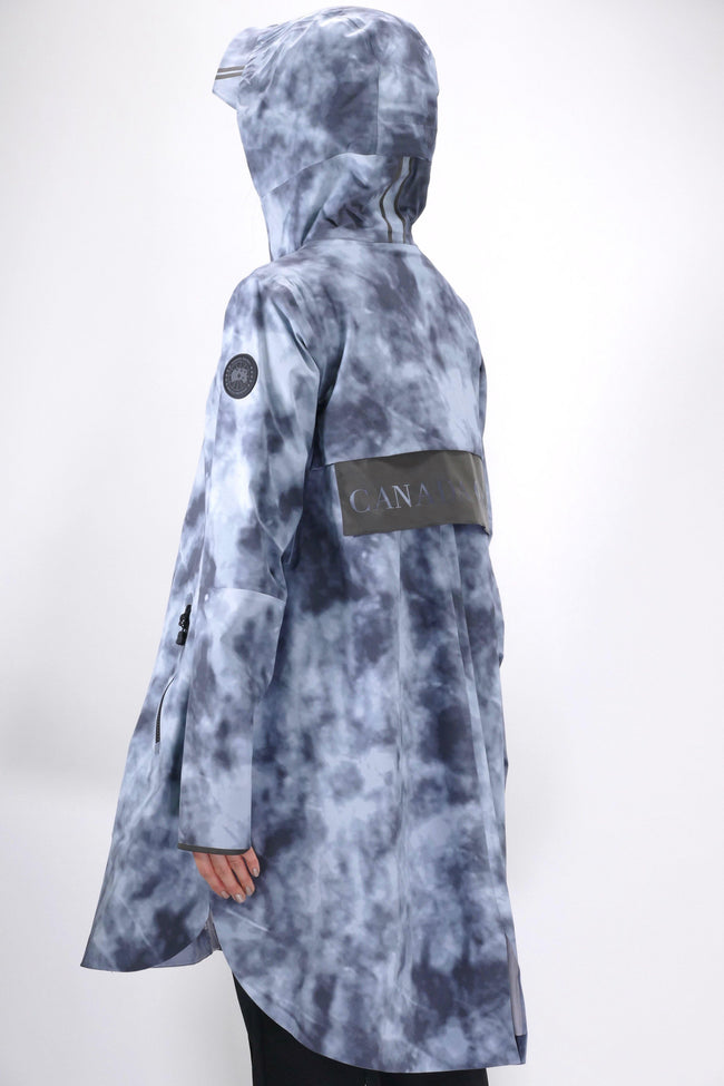 Canada Goose Womens Rain Jacket Black Label Kitsilano - Haze Print - Due West