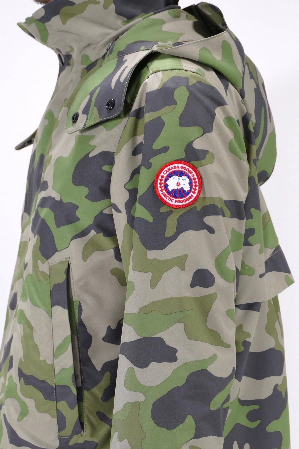 Canada Goose Mens Wind Jacket Crew Trench - Camo - Due West