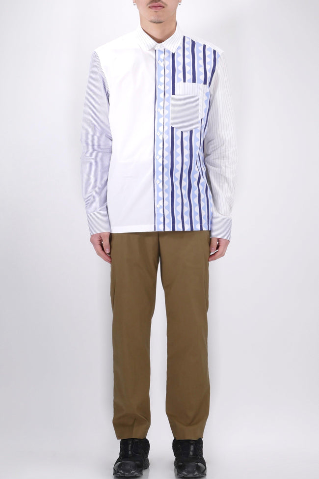 Neil Barrett Mens Pants Slim Tube Trousers Clay - Due West