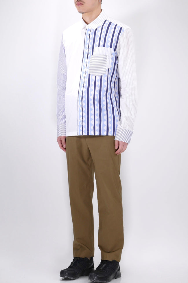 Neil Barrett Mens Pants Slim Tube Trousers Clay - Due West