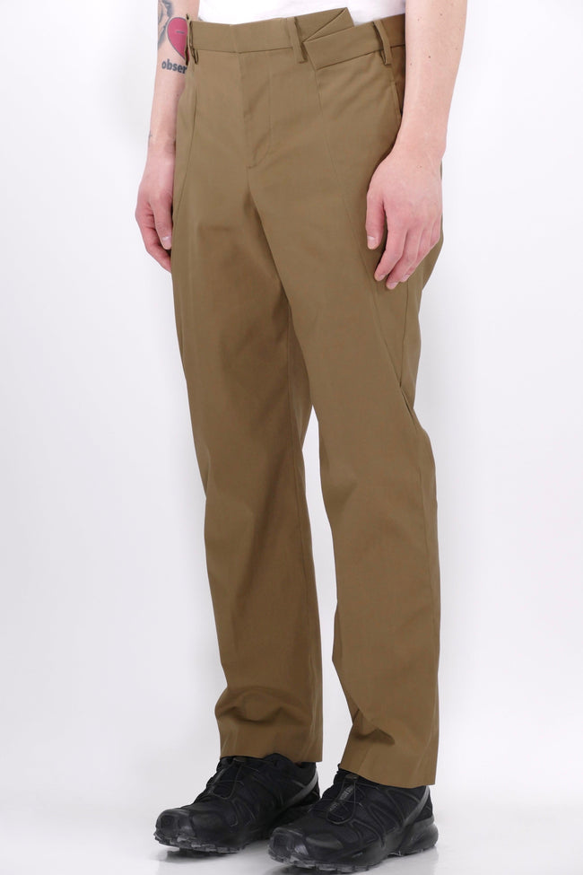 Neil Barrett Mens Pants Slim Tube Trousers Clay - Due West